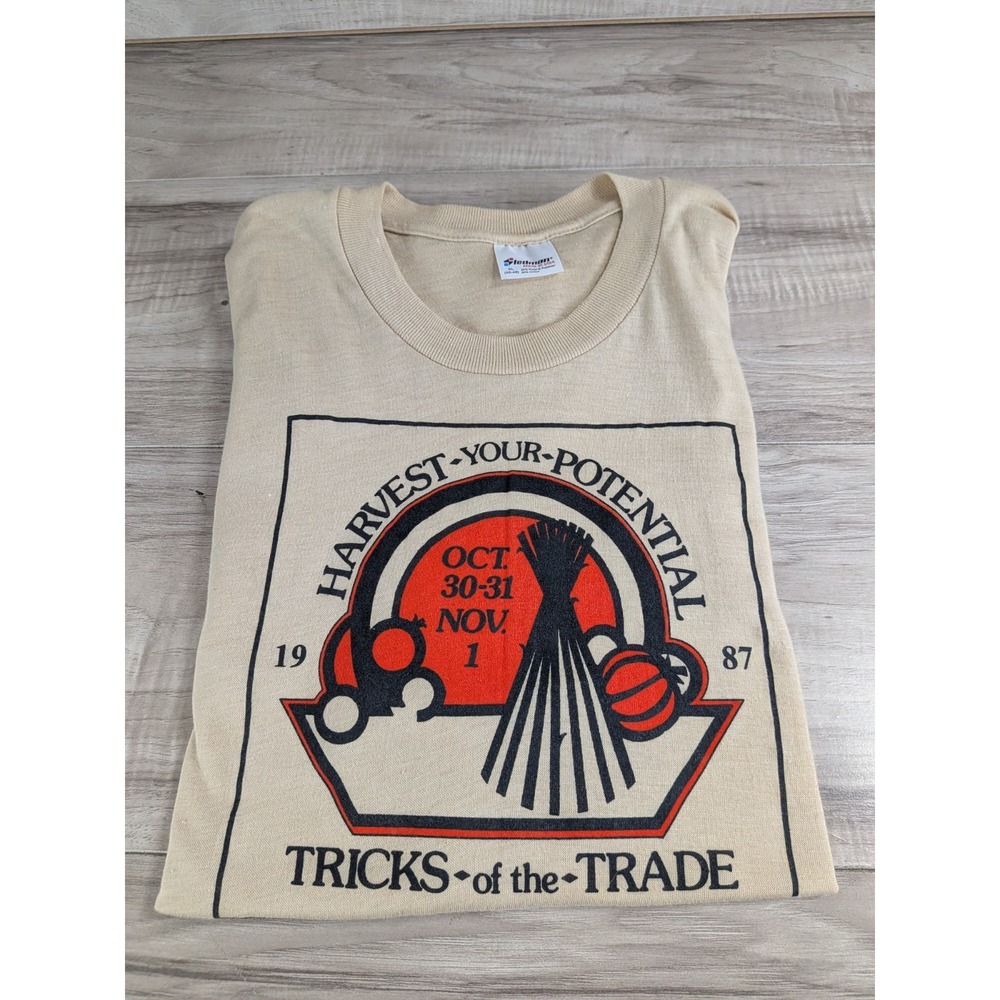 Vintage Halloween Shirt 1987 MADE IN USA Size XL ( 46-48 ) - 80s